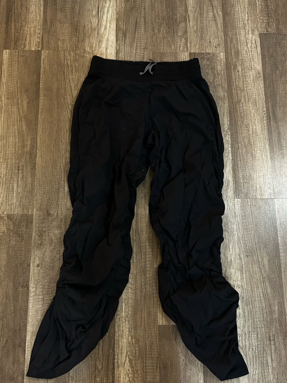 Girl’s Ivivva LuluLemon Black Drawstring Lounge Athleisure Pants